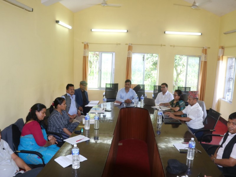 कर्णालीमा माओवादी केन्द्र संसदीय दलको बैठक 